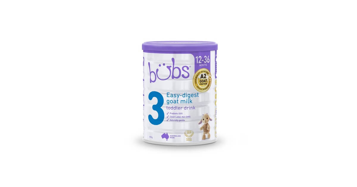 [SG] Bubs Organic®️ Grass-Fed/Goat Milk for Toddler (1-3yr) 2025